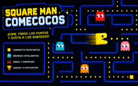 Jugar a Pacman Square Man online gratis